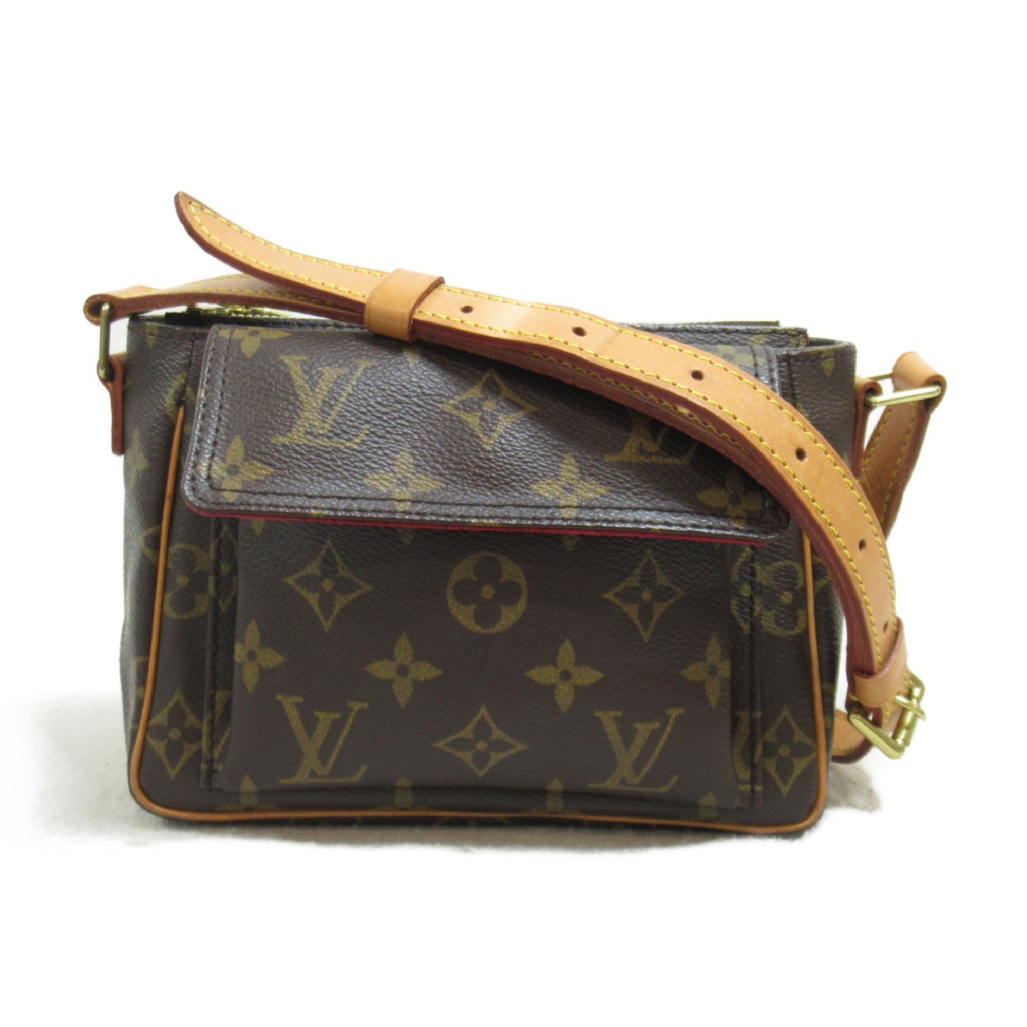 Louis Vuitton Viva Cite PM Shoulder Bag, Coated Canvas, Monogram, Women's, Brown, M51165