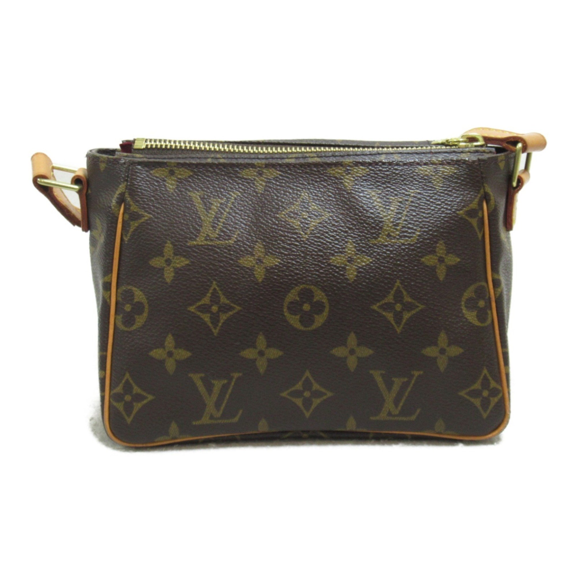 Louis Vuitton Viva Cite PM Shoulder Bag, Coated Canvas, Monogram, Women's, Brown, M51165