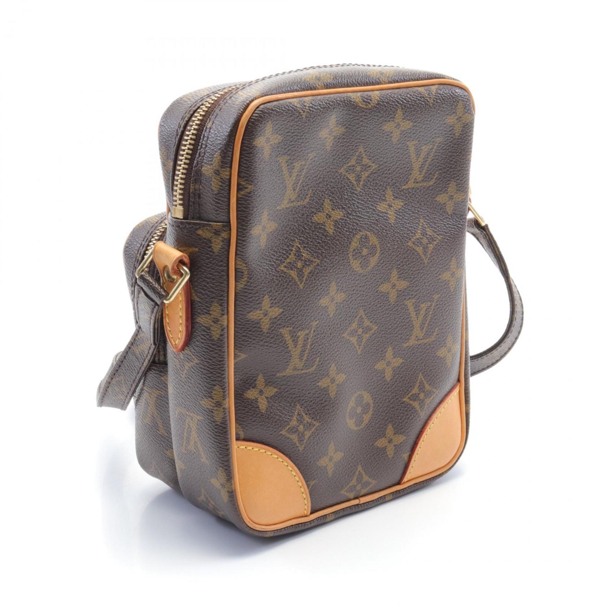 Louis Vuitton LOUIS VUITTON Amazon Monogram Shoulder Bag Coated Canvas Leather Women's Brown M45236