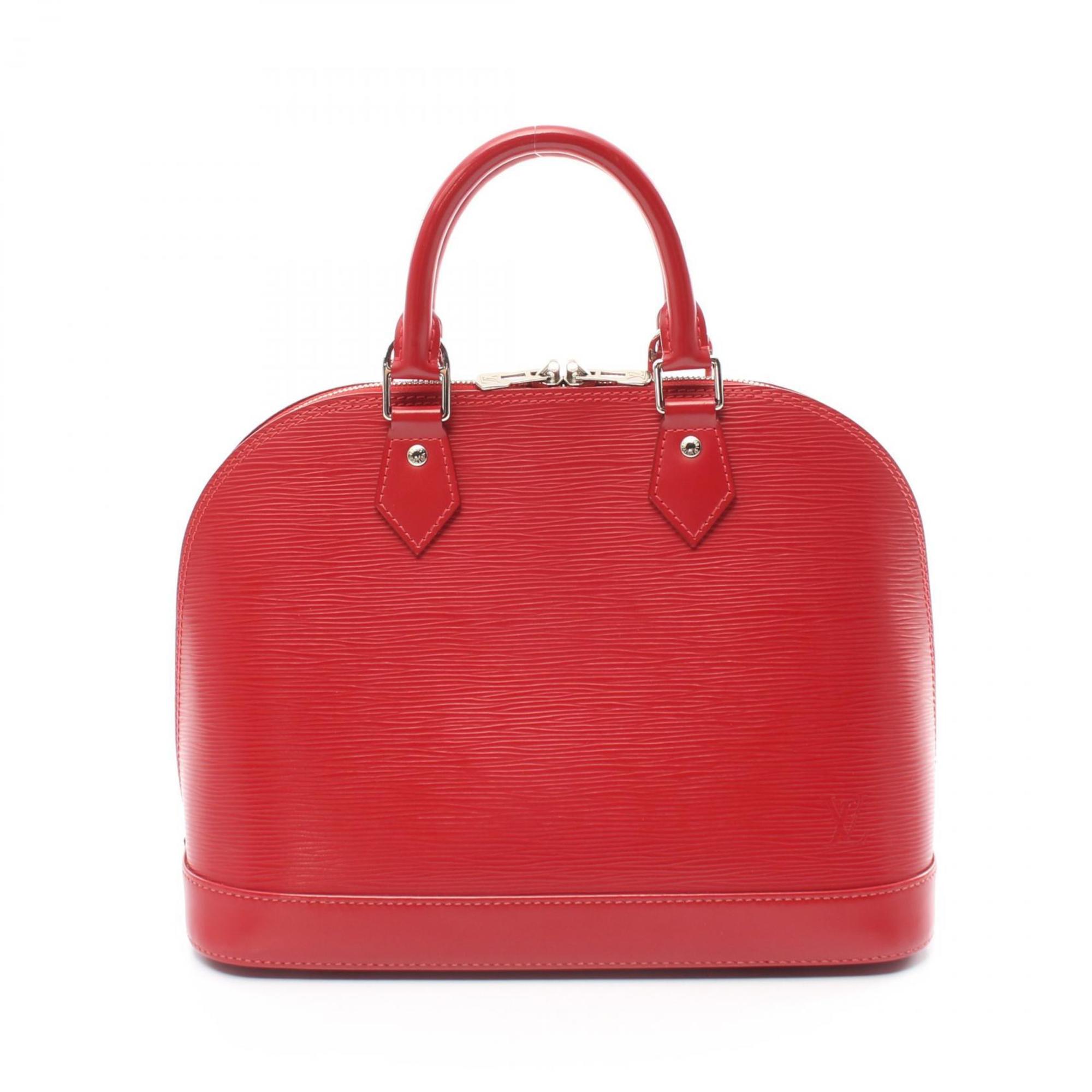 Louis Vuitton Alma Epi Castilian Red Handbag Bag Leather Women's M4058E