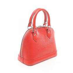 LOUIS VUITTON Alma BB Handbag Bag Leather Epi Women's Red M41160