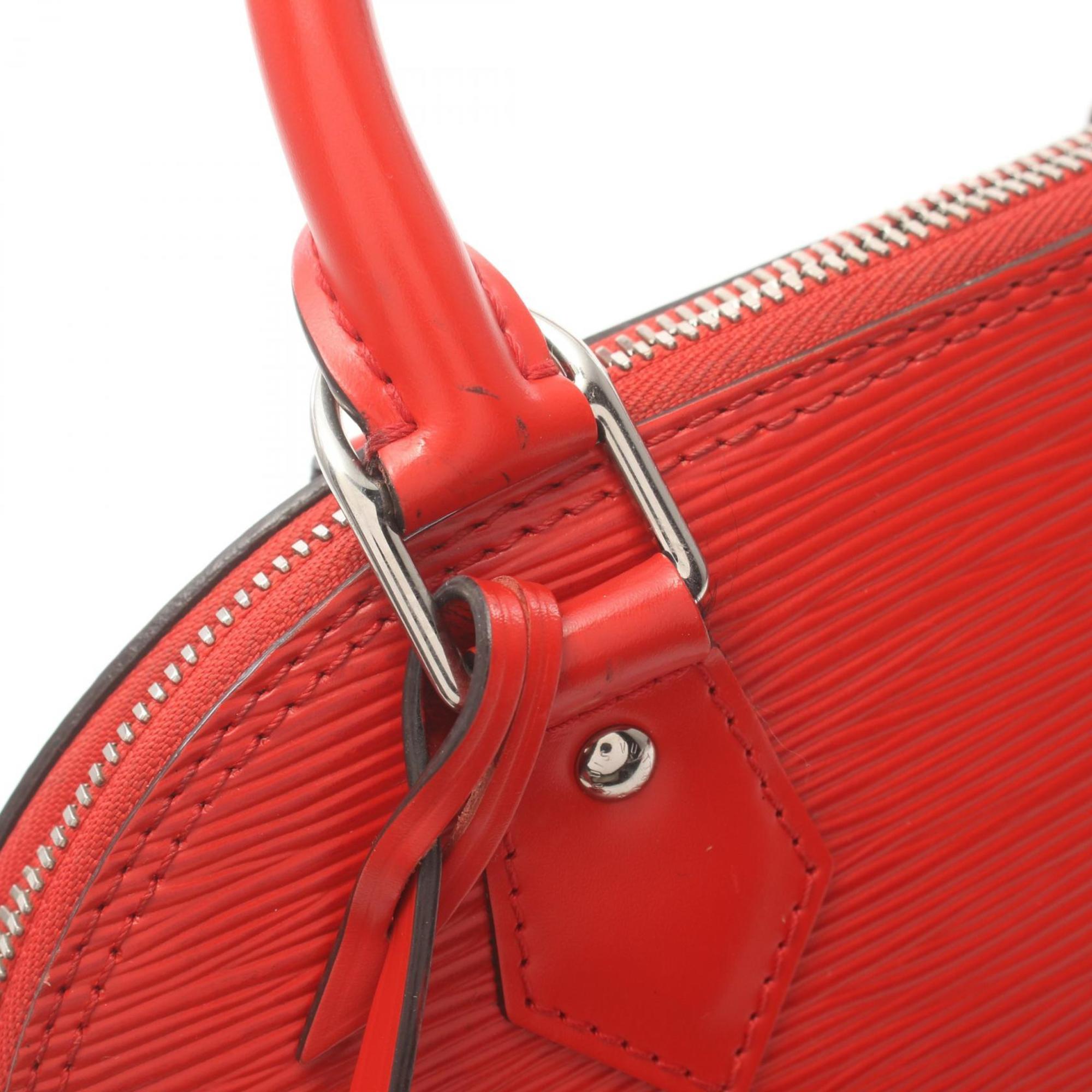 LOUIS VUITTON Alma BB Handbag Bag Leather Epi Women's Red M41160