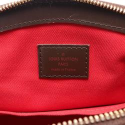 Louis Vuitton Verona PM Damier Ebene Shoulder Bag, Coated Canvas, Leather, Damier, Women's, Brown, N41117