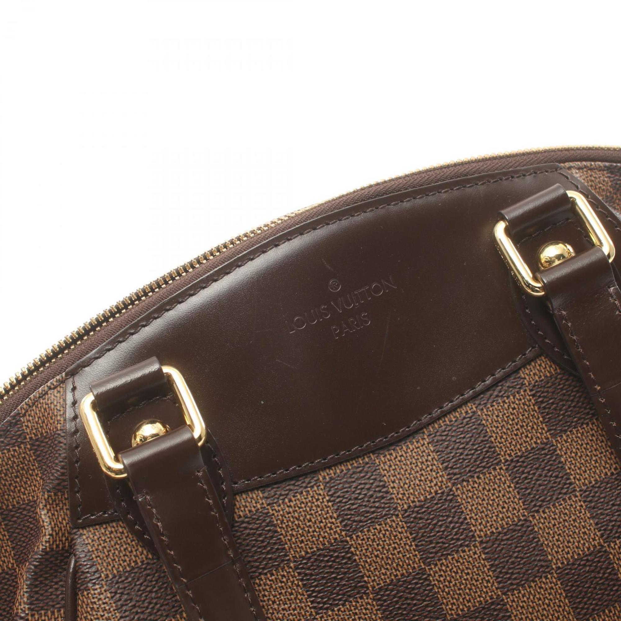 Louis Vuitton Verona PM Shoulder Bag, Coated Canvas, Leather, Damier, Women's, Brown, N41117