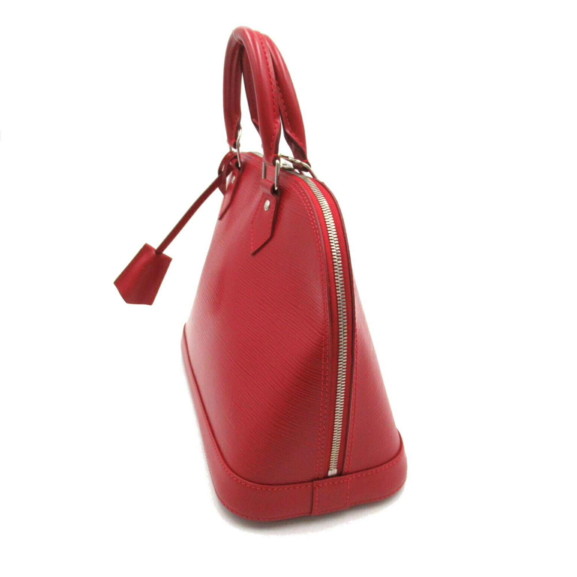 LOUIS VUITTON Alma PM Handbag Bag Leather Epi Women's Red M4058E