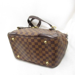 Louis Vuitton Verona MM Shoulder Bag, Coated Canvas, Damier, Women's, Brown, N41118