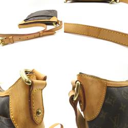 Louis Vuitton Odeon PM Monogram Shoulder Bag, Coated Canvas, Leather, Monogram, Women's, Brown, M56390