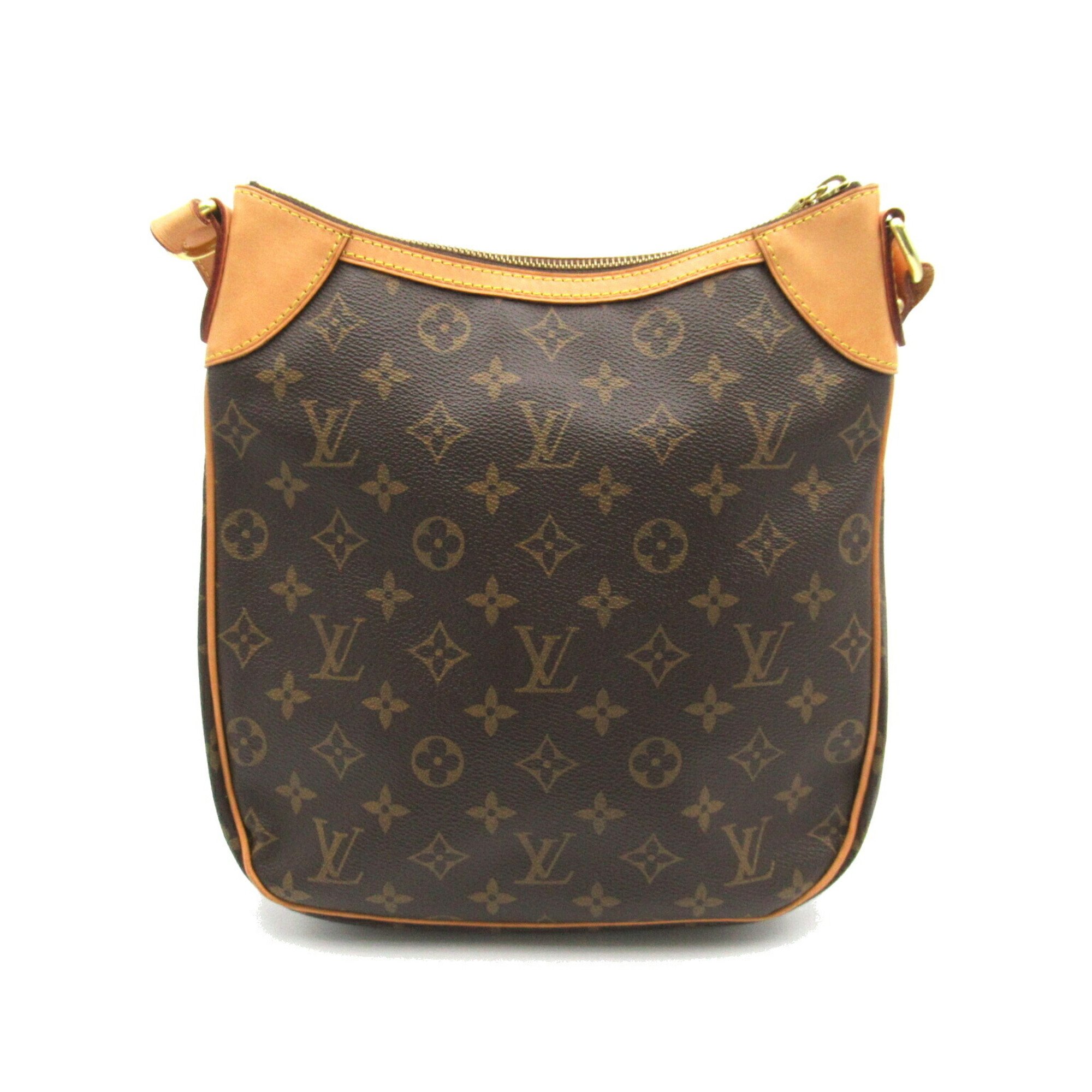 Louis Vuitton Odeon PM Shoulder Bag, Coated Canvas, Monogram, Men's, Women's, Brown, M56390