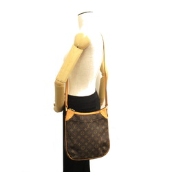 Louis Vuitton Odeon PM Shoulder Bag, Coated Canvas, Monogram, Men's, Women's, Brown, M56390