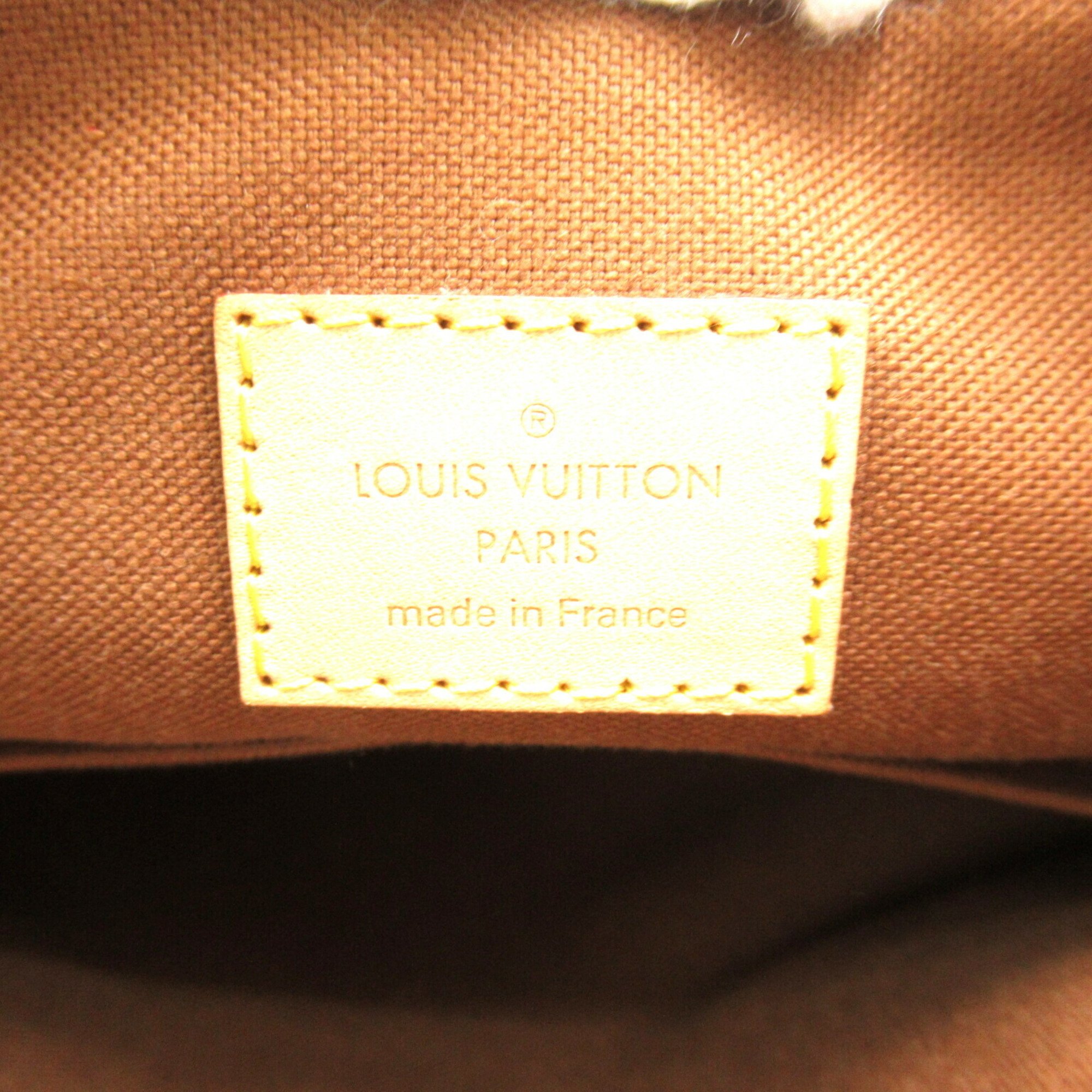 Louis Vuitton Odeon PM Shoulder Bag, Coated Canvas, Monogram, Men's, Women's, Brown, M56390