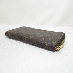 Louis Vuitton LOUIS VUITTON Zippy Organizer Round Long Wallet Coated Canvas Monogram Men's Women's Brown M60002