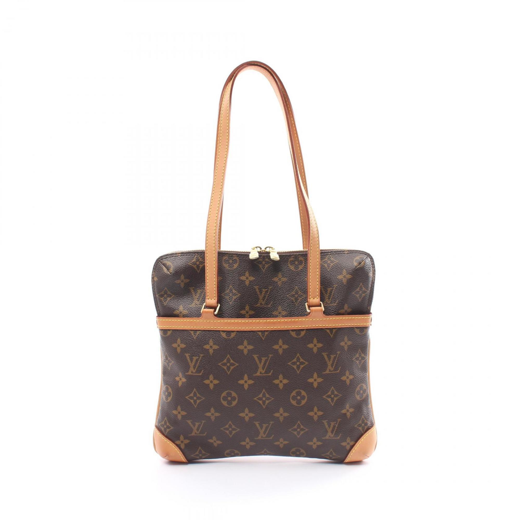 Louis Vuitton Cousin GM Monogram Shoulder Bag, Coated Canvas, Leather, Monogram, Women's, Brown, M51141