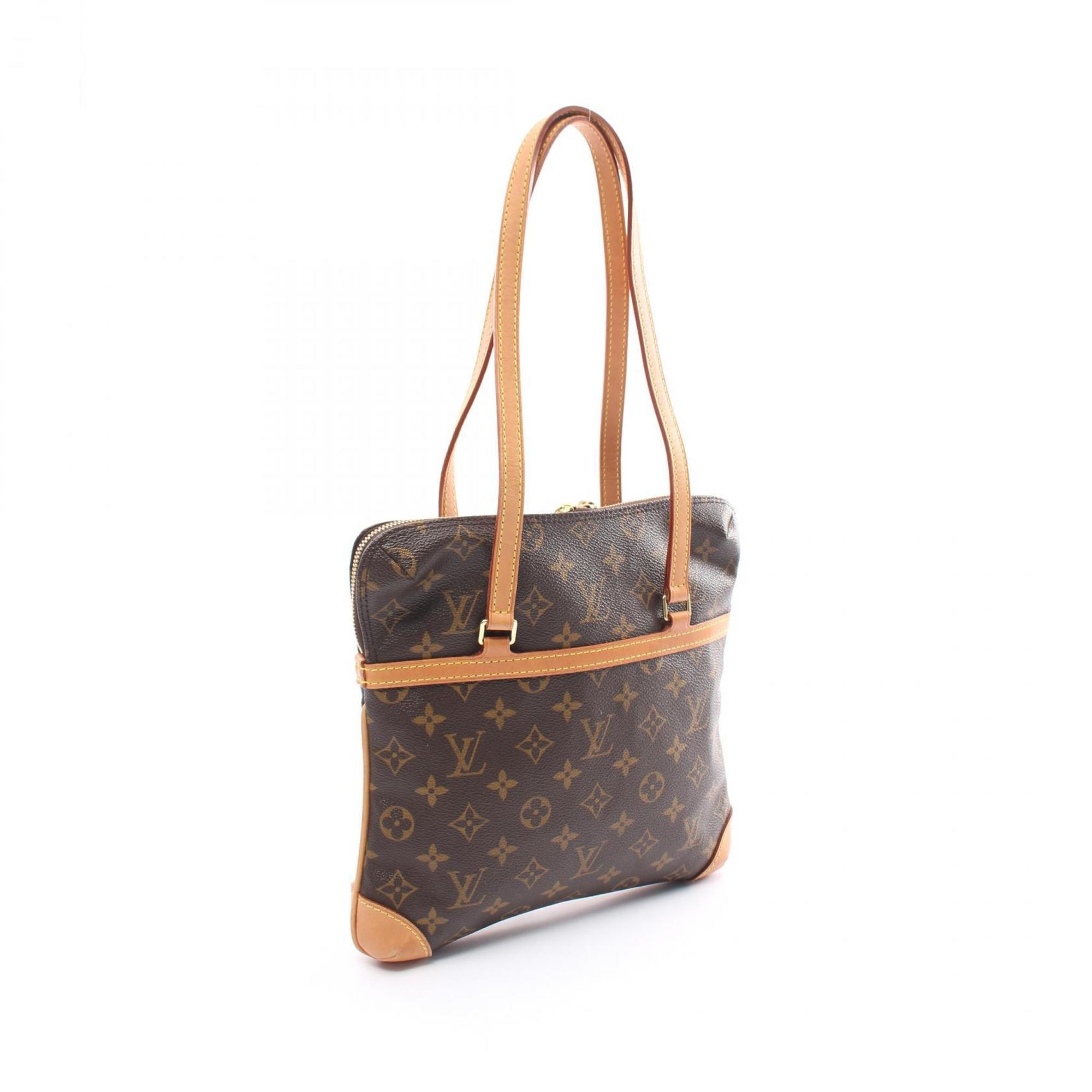 Louis Vuitton Cousin GM Monogram Shoulder Bag, Coated Canvas, Leather, Monogram, Women's, Brown, M51141