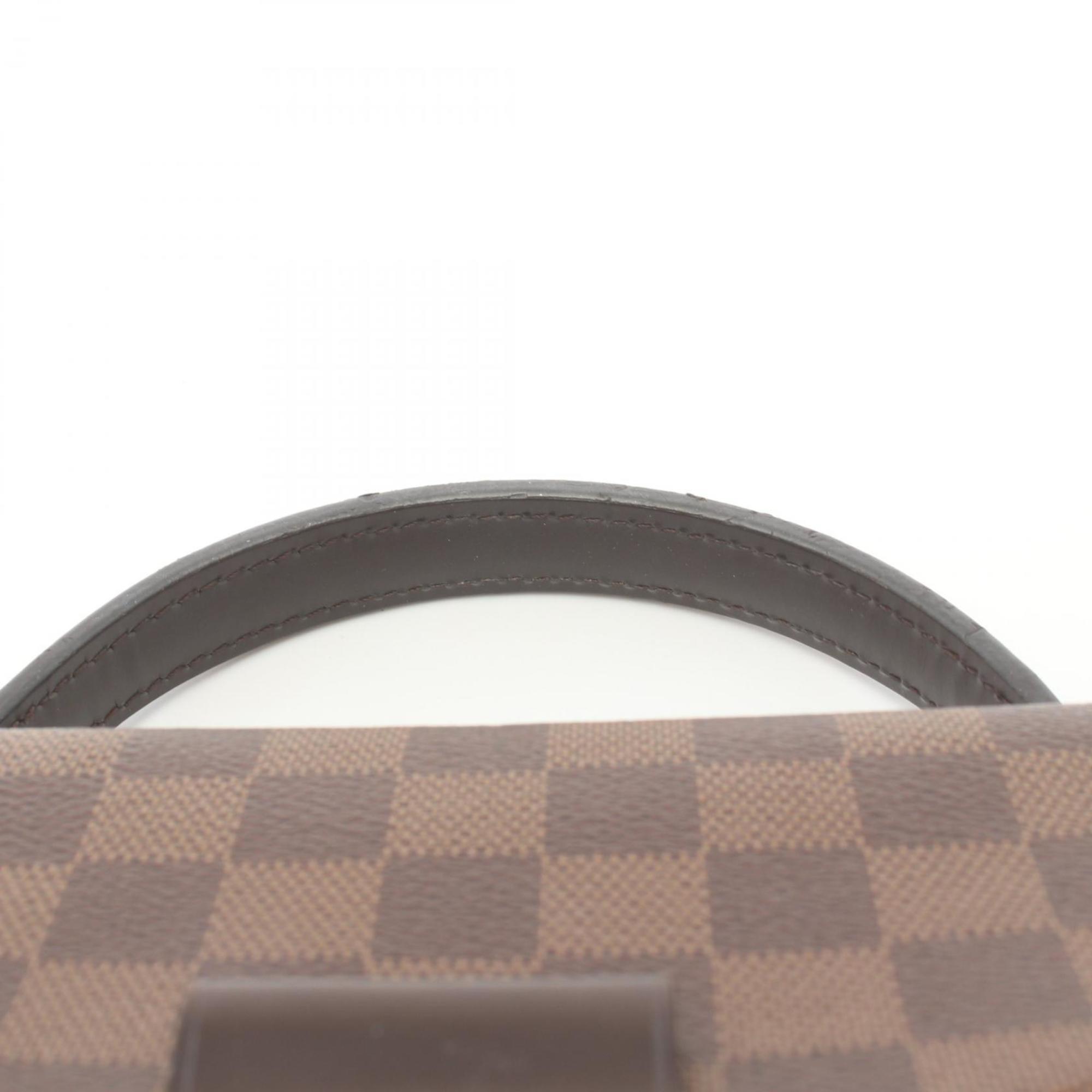 Louis Vuitton Croisette Damier Ebene Handbag Bag Coated Canvas Leather Women's Brown N53000