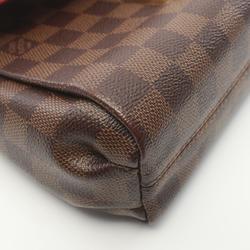 Louis Vuitton Croisette Damier Ebene Handbag Bag Coated Canvas Leather Women's Brown N53000