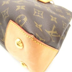 LOUIS VUITTON Wilshire PM Handbag, Coated Canvas, Monogram, Women's, Brown, M45643