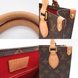 Louis Vuitton LOUIS VUITTON Sac Plat BB 2way shoulder bag Bag Coated canvas Monogram Women's Brown M46265