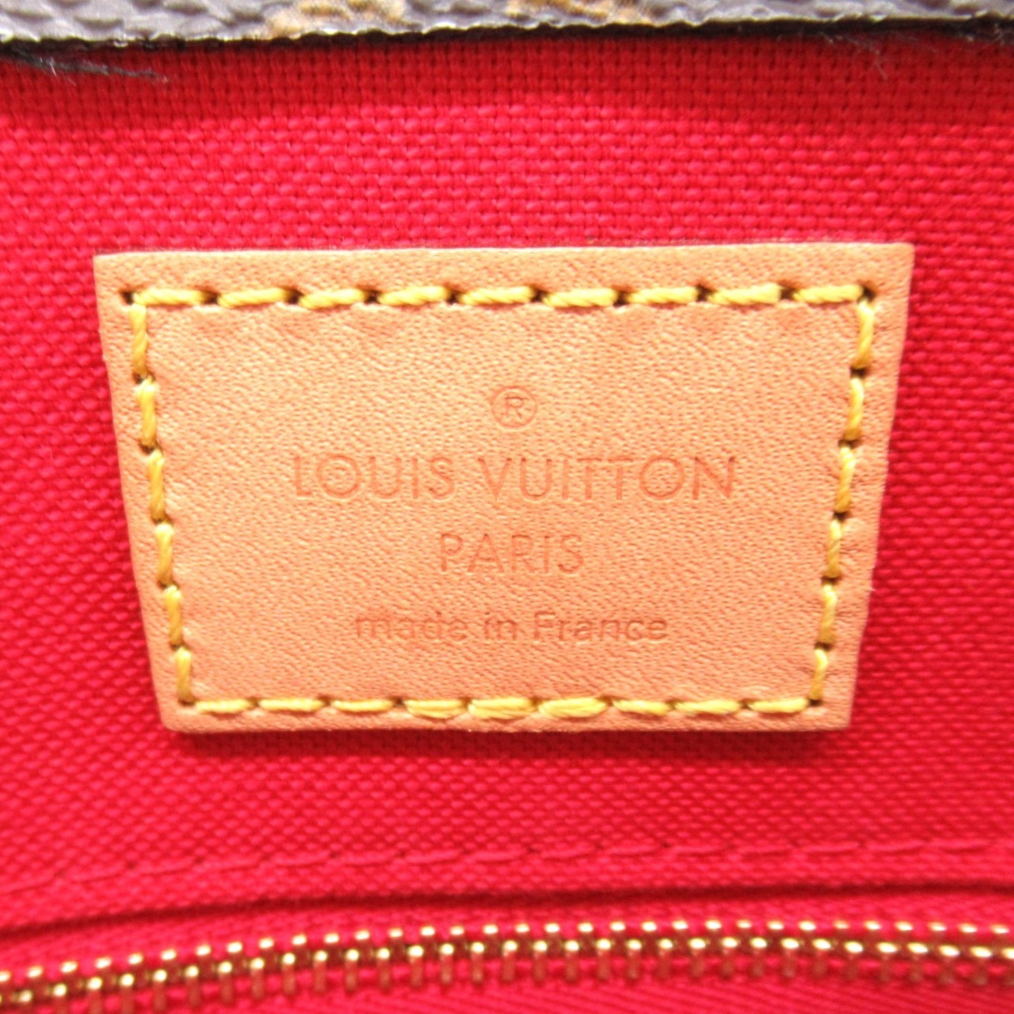 Louis Vuitton LOUIS VUITTON Sac Plat BB 2way shoulder bag Bag Coated canvas Monogram Women's Brown M46265