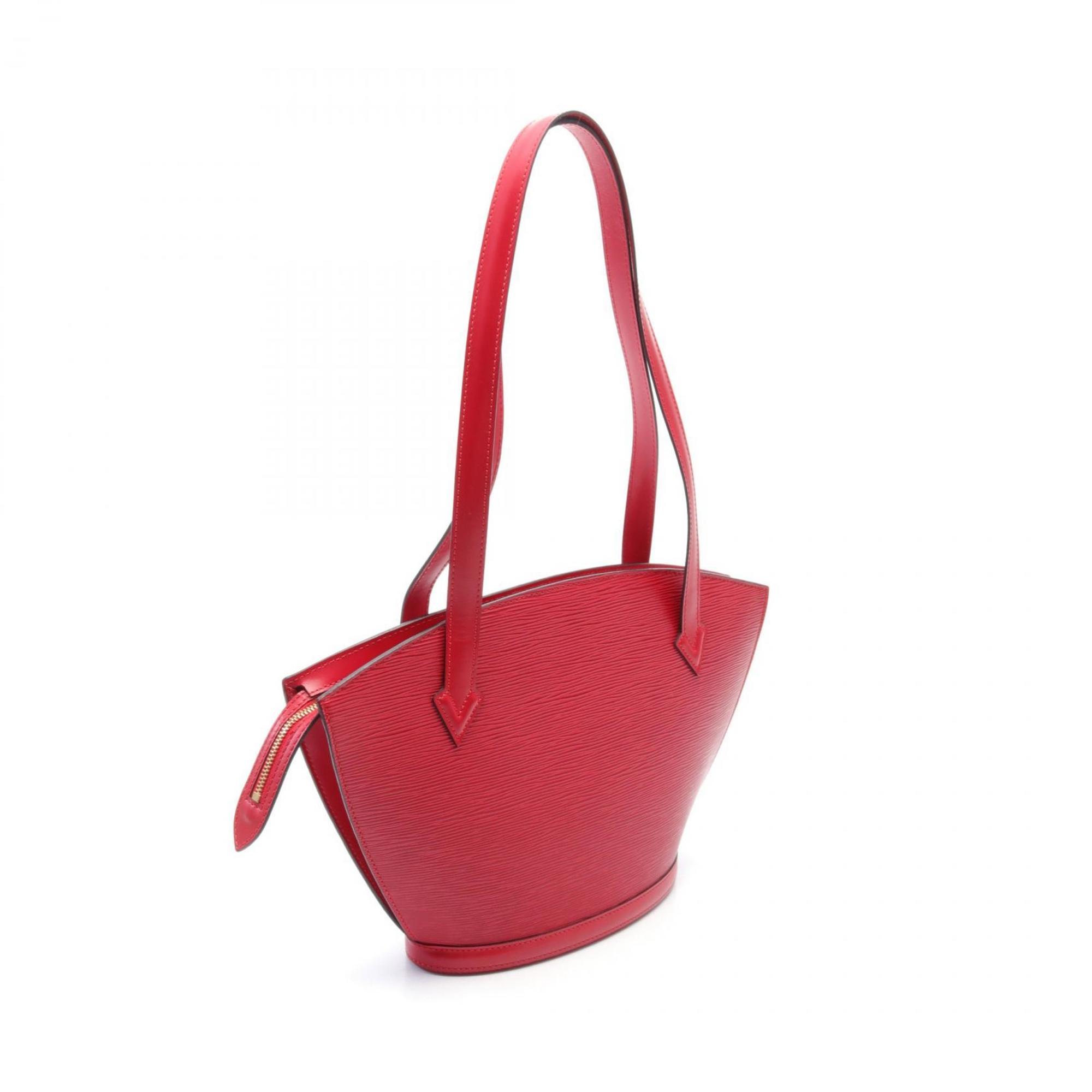 Louis Vuitton Saint Jacques Long Shoulder Epi Castilian Red Bag Leather Women's M52337