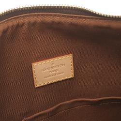 Louis Vuitton Odeon MM Monogram Shoulder Bag, Coated Canvas, Leather, Women's, Brown, M56389