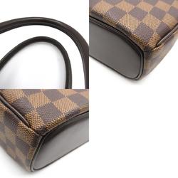 Louis Vuitton LOUIS VUITTON Saria Horizontal Handbag Bag Coated Canvas Damier Women's Brown N51282