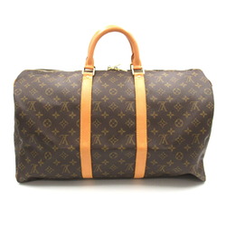 Louis Vuitton LOUIS VUITTON Keepall 50 Boston Bag Coated Canvas Monogram Men's Women's Brown M41426