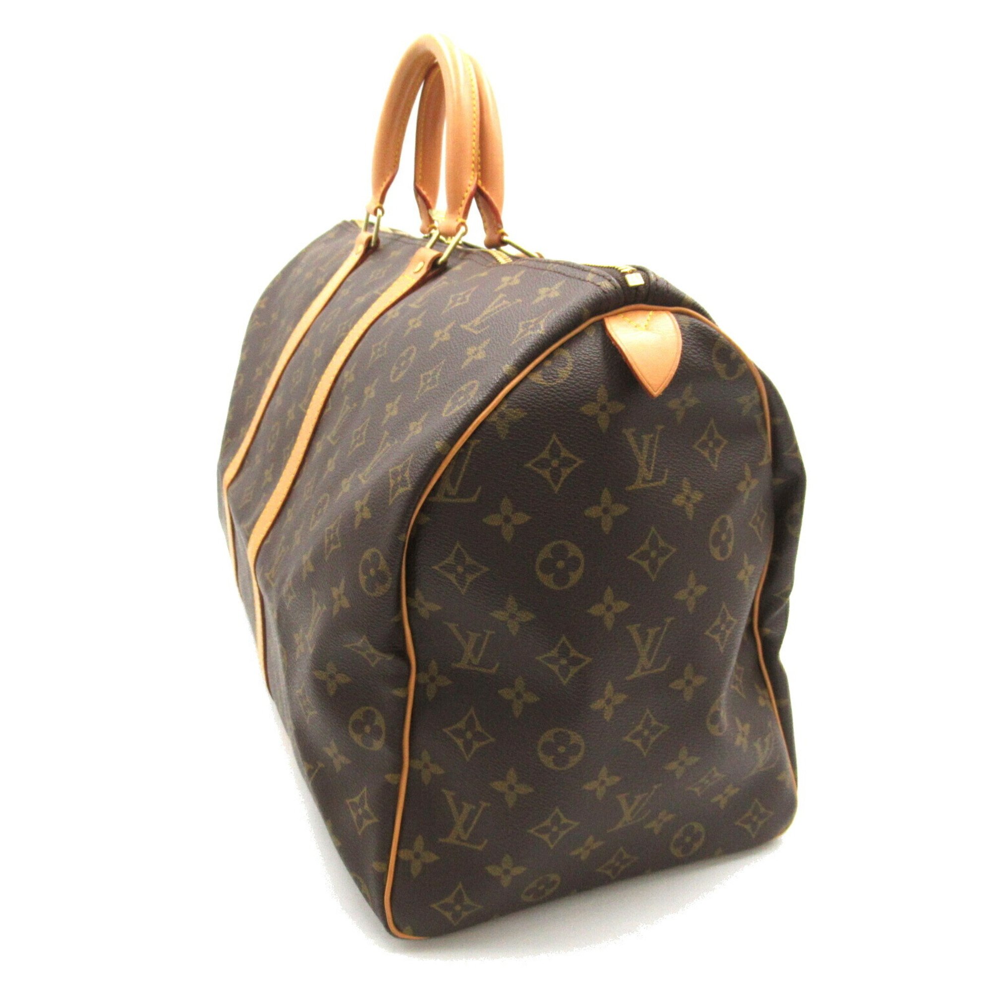 Louis Vuitton LOUIS VUITTON Keepall 50 Boston Bag Coated Canvas Monogram Men's Women's Brown M41426