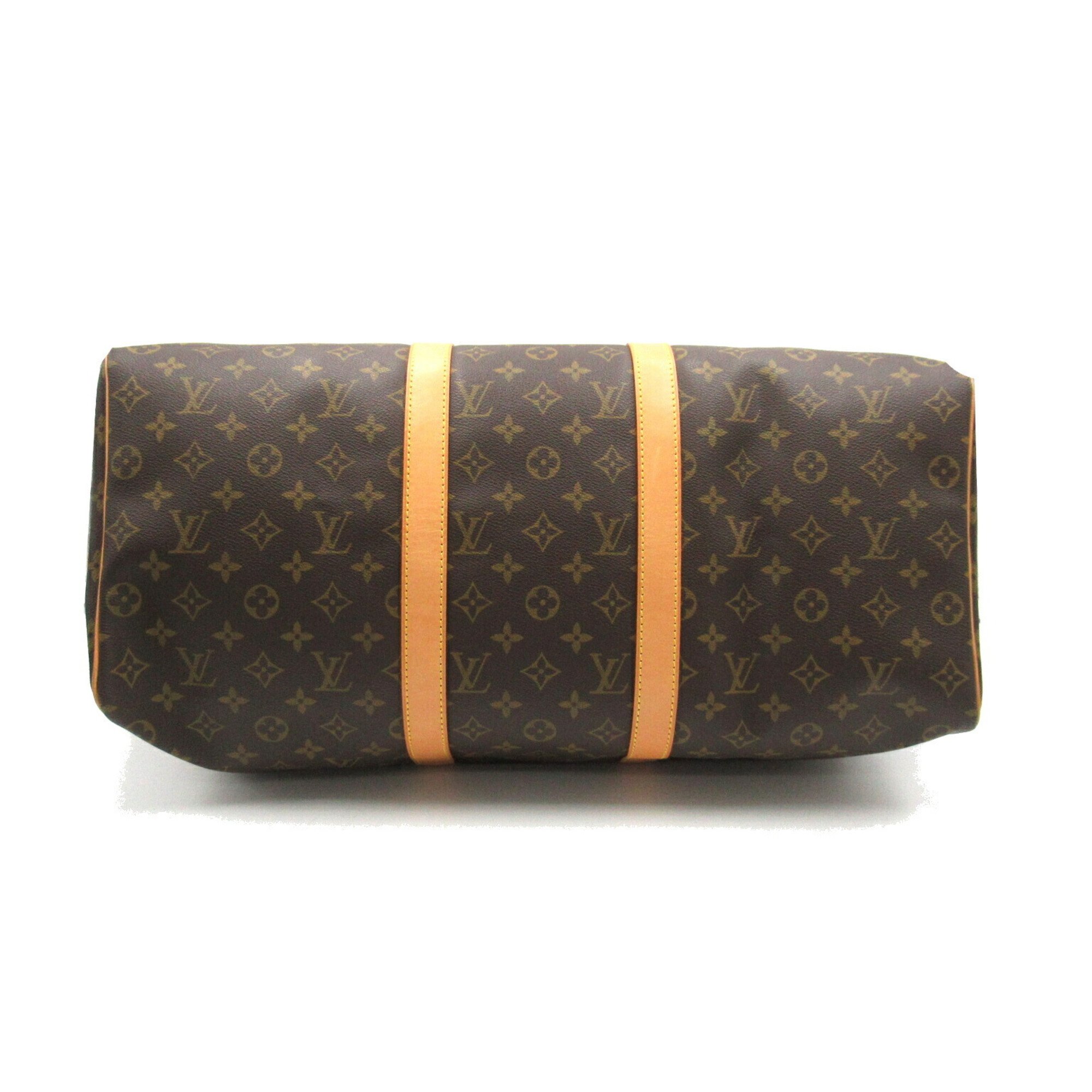 Louis Vuitton LOUIS VUITTON Keepall 50 Boston Bag Coated Canvas Monogram Men's Women's Brown M41426