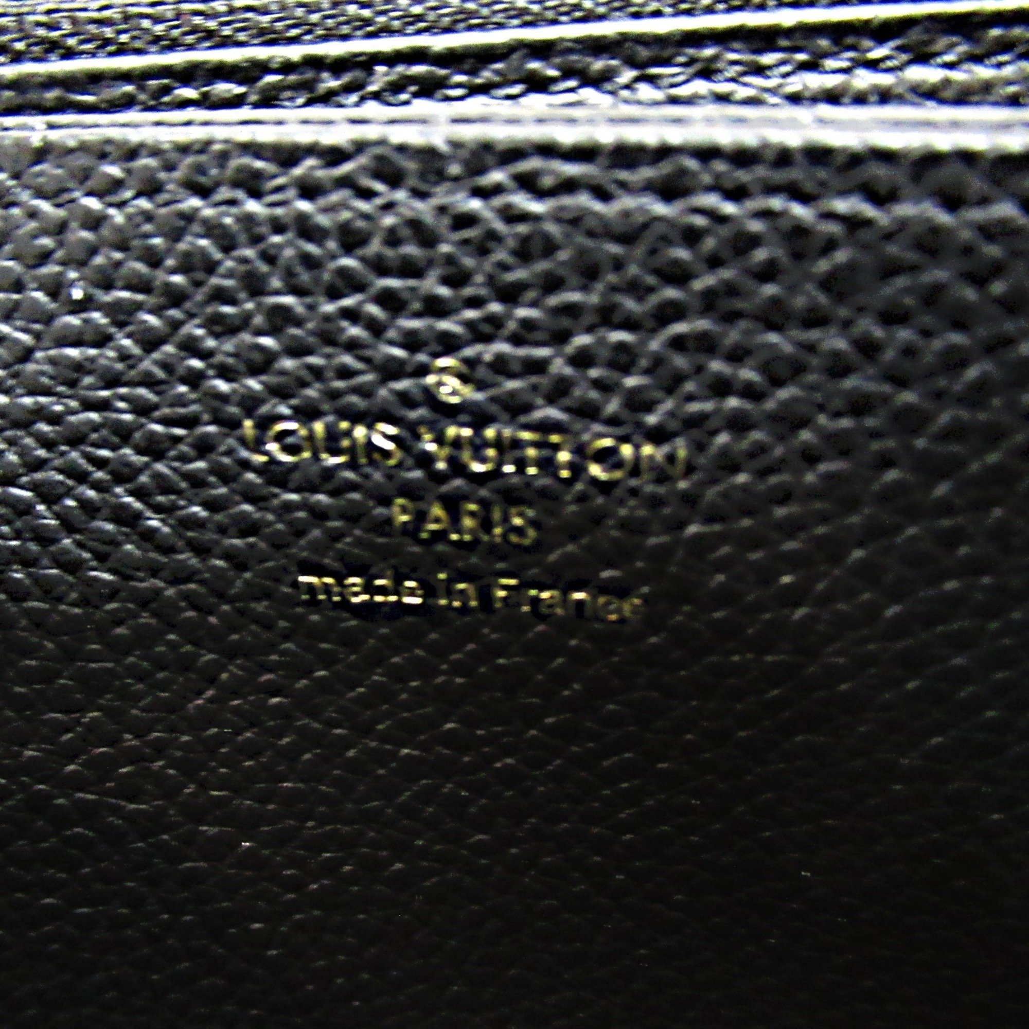 Louis Vuitton LOUIS VUITTON Zippy Wallet Round Long Leather Monogram Empreinte Men's Women's Black Noir M61864