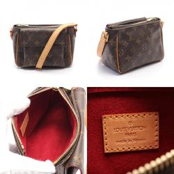 Louis Vuitton Vivacite PM Monogram Shoulder Bag, Coated Canvas, Leather, Monogram, Women's, Brown, M51165