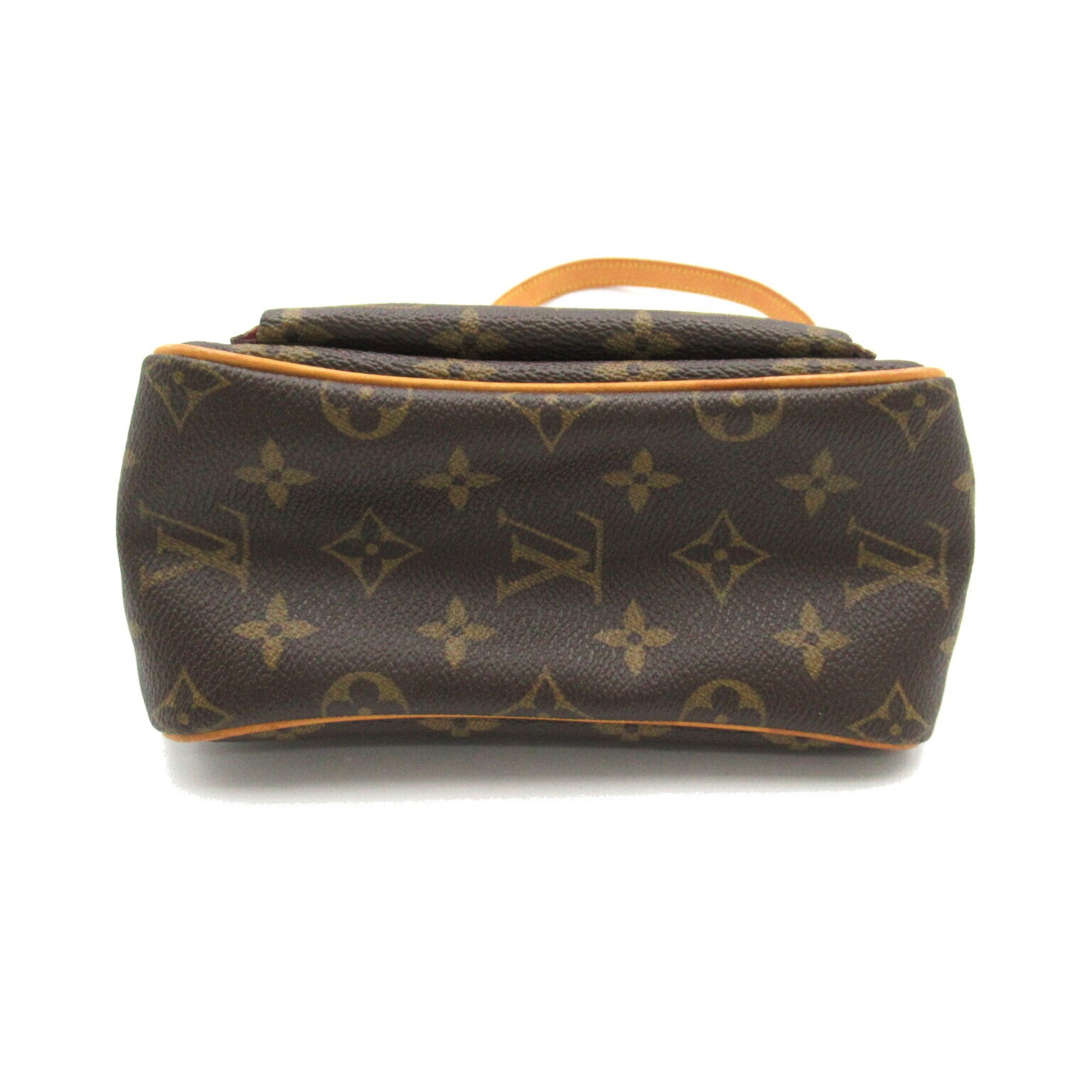 Louis Vuitton Vivacite PM Monogram Shoulder Bag, Coated Canvas, Leather, Monogram, Women's, Brown, M51165