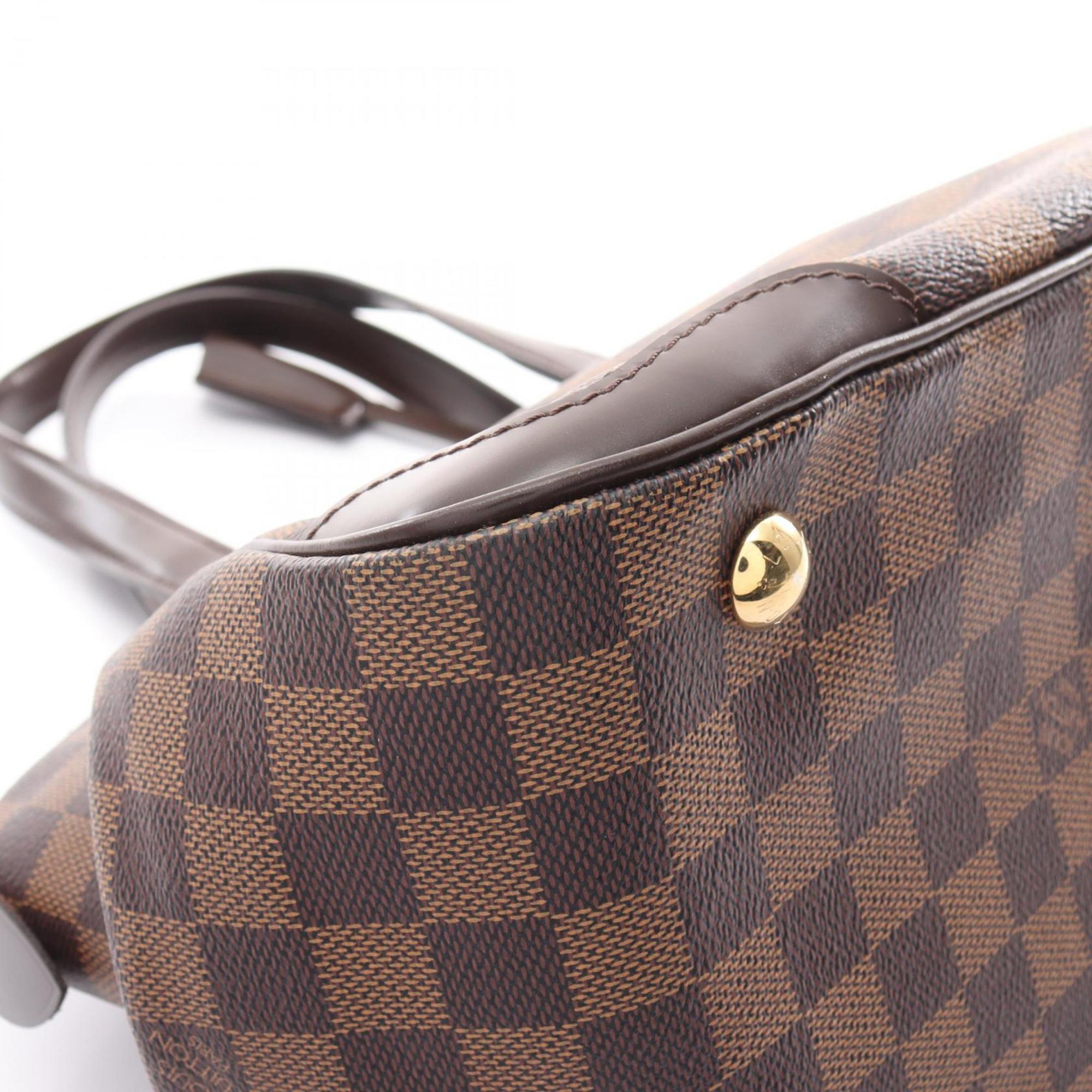 Louis Vuitton Verona PM Damier Ebene Shoulder Bag Coated Canvas Leather Women's Brown N41117