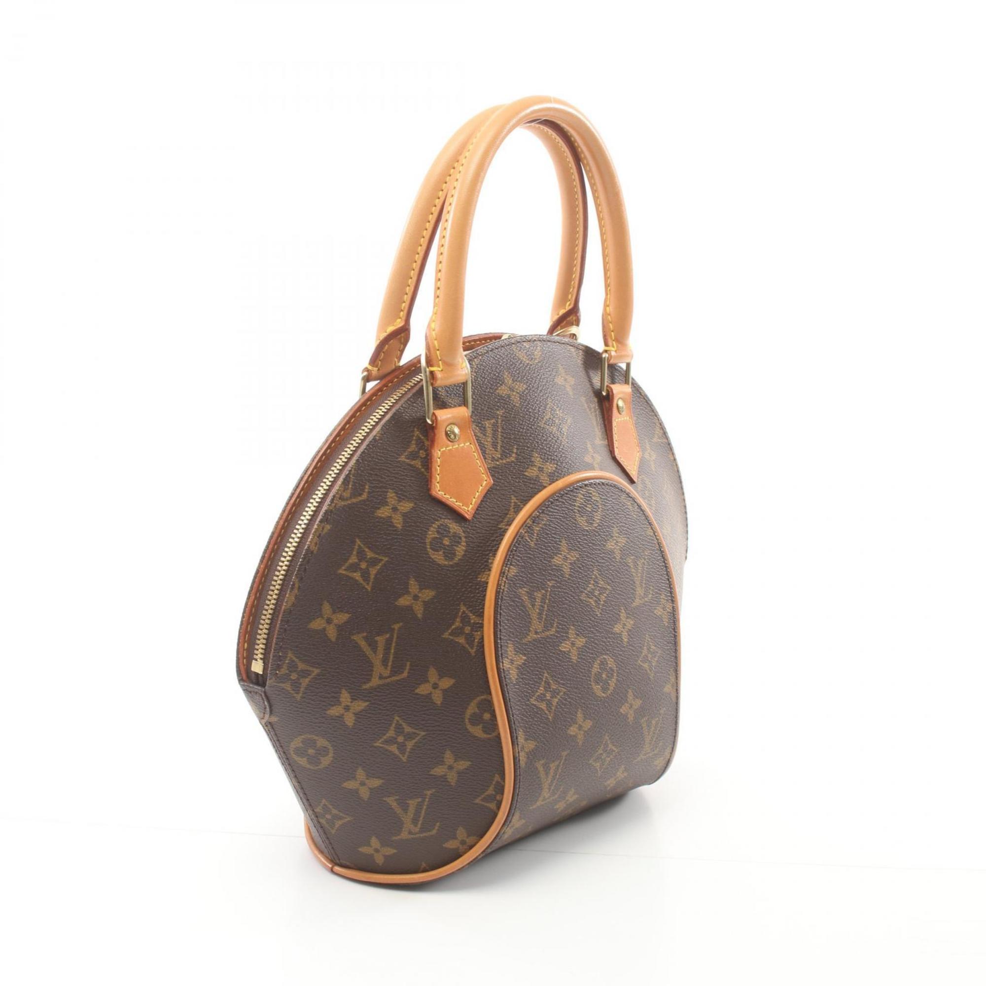 LOUIS VUITTON Ellipse PM Monogram Handbag Bag Coated Canvas Leather Women's Brown M51127