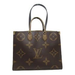 LOUIS VUITTON On the Go GM 2-way shoulder bag, coated canvas, Monogram Giant Reverse, women's, brown, M45320