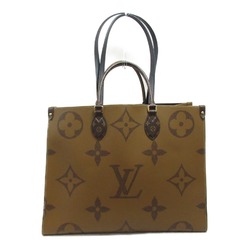 LOUIS VUITTON On the Go GM 2-way shoulder bag, coated canvas, Monogram Giant Reverse, women's, brown, M45320