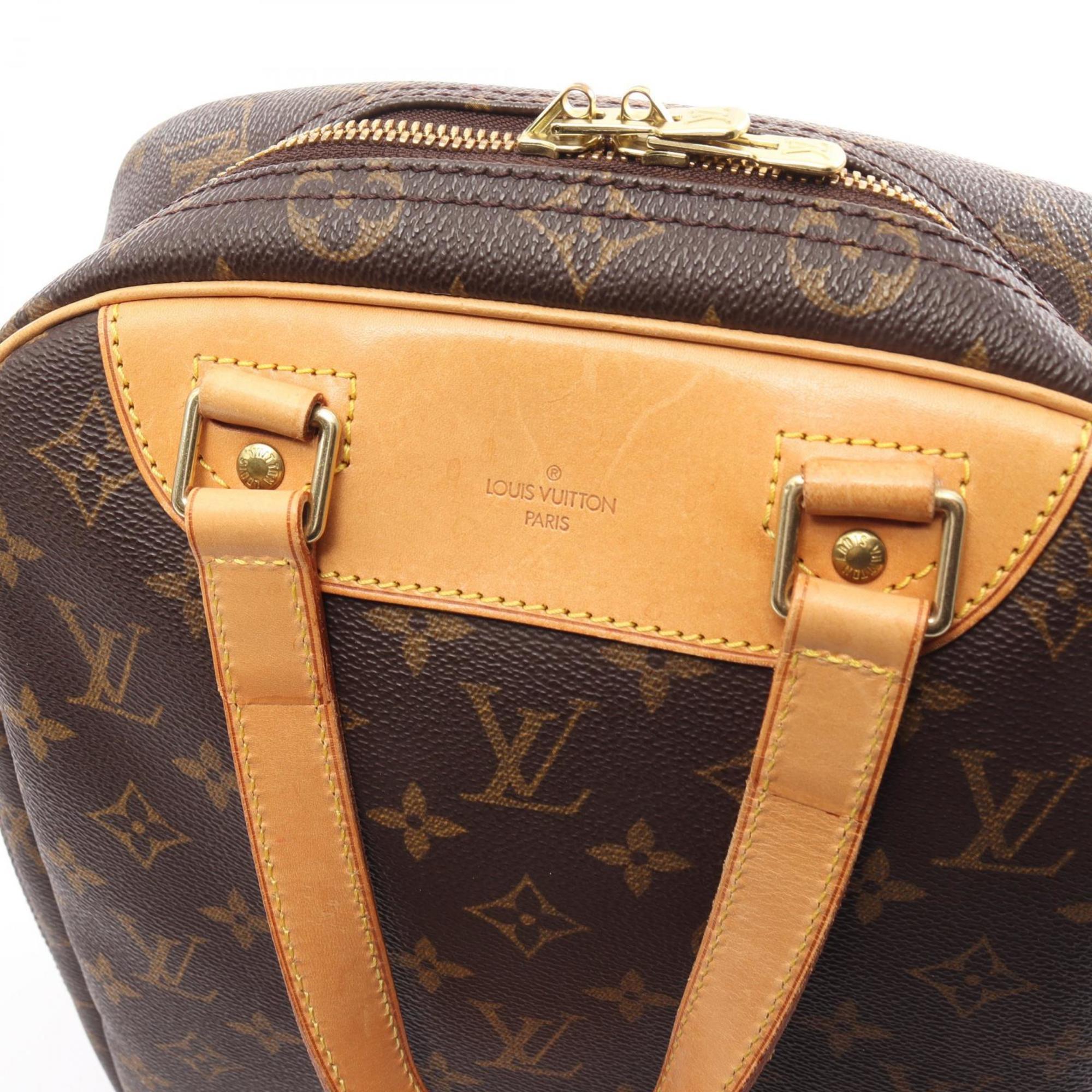 Louis Vuitton LOUIS VUITTON Excursion Monogram Handbag Bag Coated Canvas Leather Women's Brown M41450