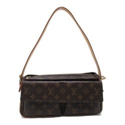 Louis Vuitton Viva Cite MM Shoulder Bag, Coated Canvas, Monogram, Women's, Brown, M51164