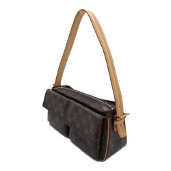 Louis Vuitton Viva Cite MM Shoulder Bag, Coated Canvas, Monogram, Women's, Brown, M51164