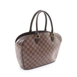 Louis Vuitton LOUIS VUITTON Saria Horizontal Damier Ebene Handbag Bag Coated Canvas Leather Women's Brown N51282