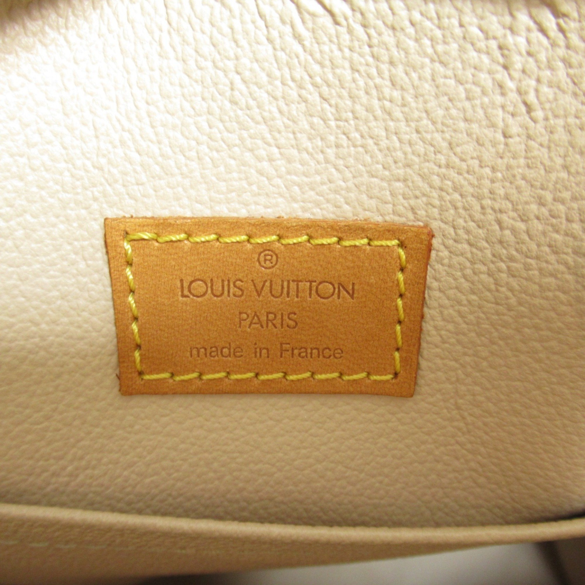 Louis Vuitton LOUIS VUITTON Sac Plat Bag Coated Canvas Monogram Women's Brown M51140