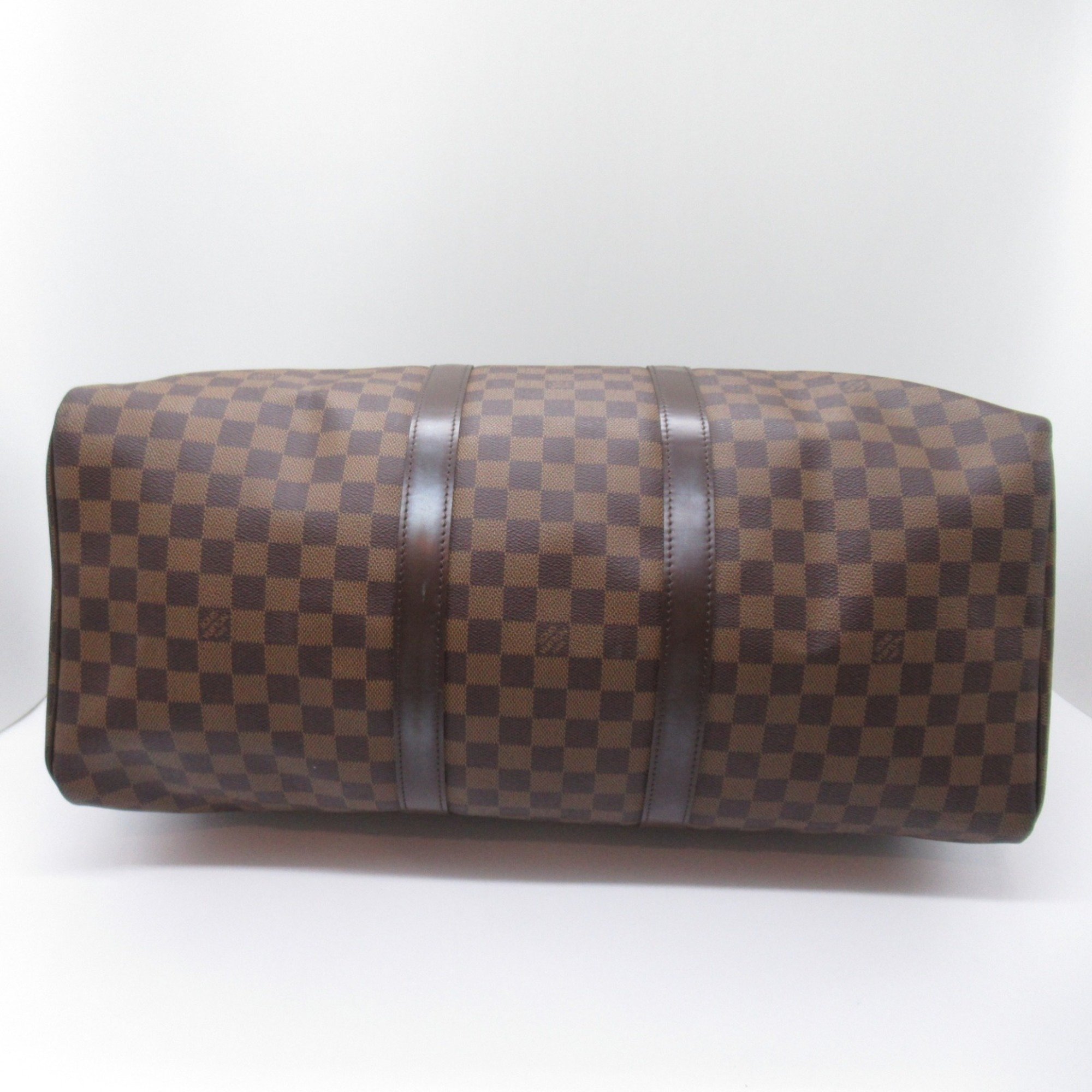 Louis Vuitton LOUIS VUITTON Keepall 50 Boston Bag Coated Canvas Damier Men's Women's Brown N41427