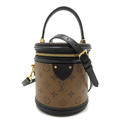 LOUIS VUITTON Cannes Handbag Bag Coated Canvas Monogram Reverse Women's Brown M43986