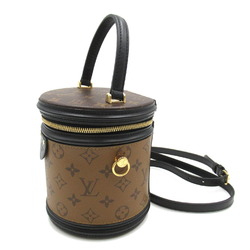 LOUIS VUITTON Cannes Handbag Bag Coated Canvas Monogram Reverse Women's Brown M43986