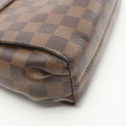 Louis Vuitton Croisette Damier Ebene Handbag Bag Coated Canvas Leather Women's Brown N53000