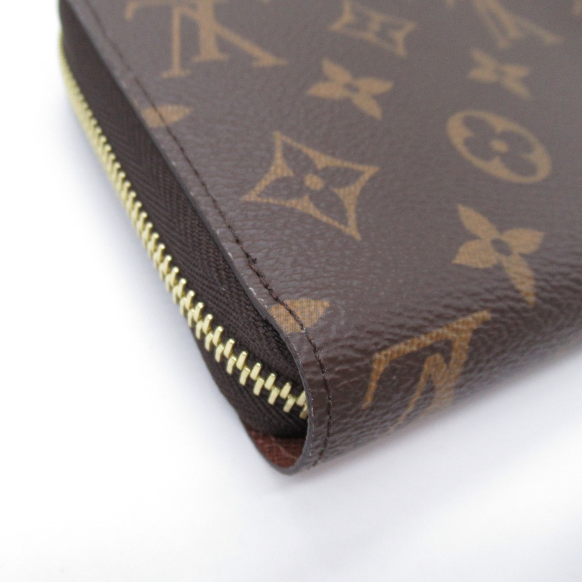 Louis Vuitton LOUIS VUITTON Zippy Wallet Round Long Coated Canvas Monogram Women's Brown M42616