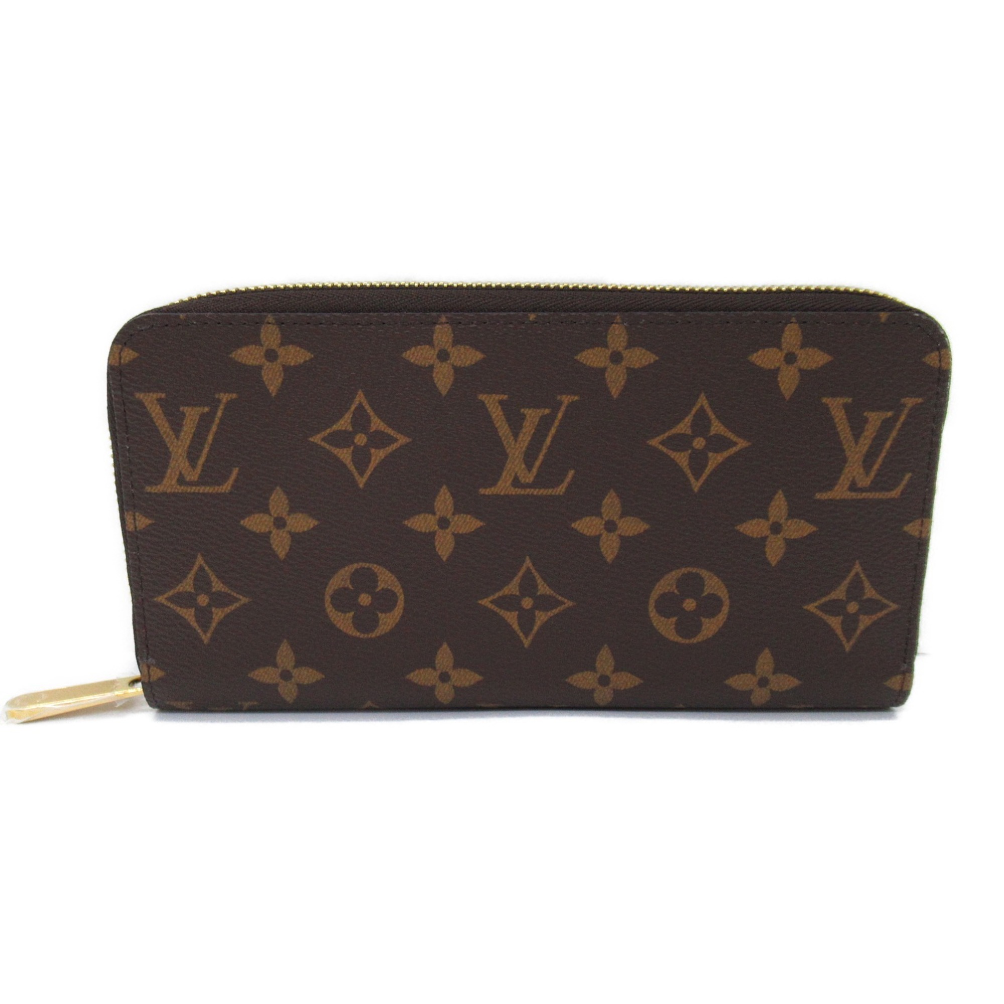 Louis Vuitton LOUIS VUITTON Zippy Wallet Round Long Coated Canvas Monogram Women's Brown M42616