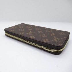 Louis Vuitton LOUIS VUITTON Zippy Wallet Round Long Coated Canvas Monogram Women's Brown M42616