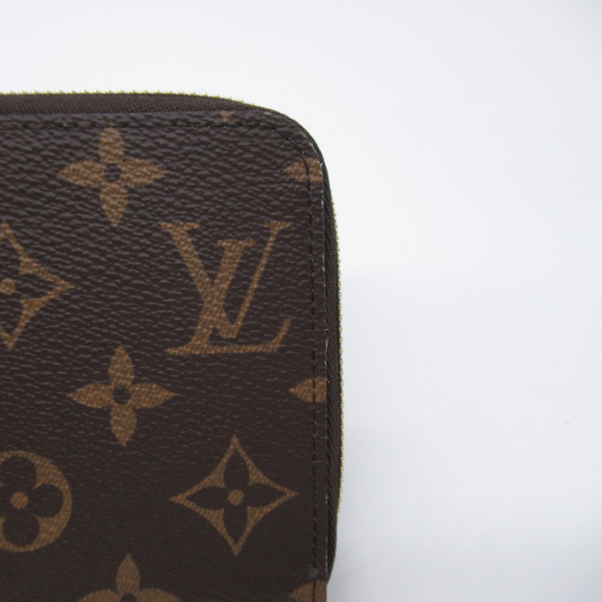 Louis Vuitton LOUIS VUITTON Zippy Wallet Round Long Coated Canvas Monogram Women's Brown M42616