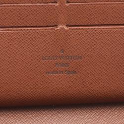 Louis Vuitton LOUIS VUITTON Zippy Organizer Monogram Round Long Wallet Coated Canvas Men's Women's Brown M62581