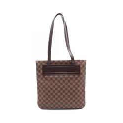 Louis Vuitton Clifton Damier Ebene Tote Bag, Coated Canvas, Leather, Women's, Brown, N51149